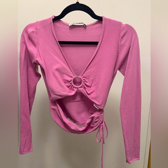 Pinkish purple Zara top - Picture 2 of 2